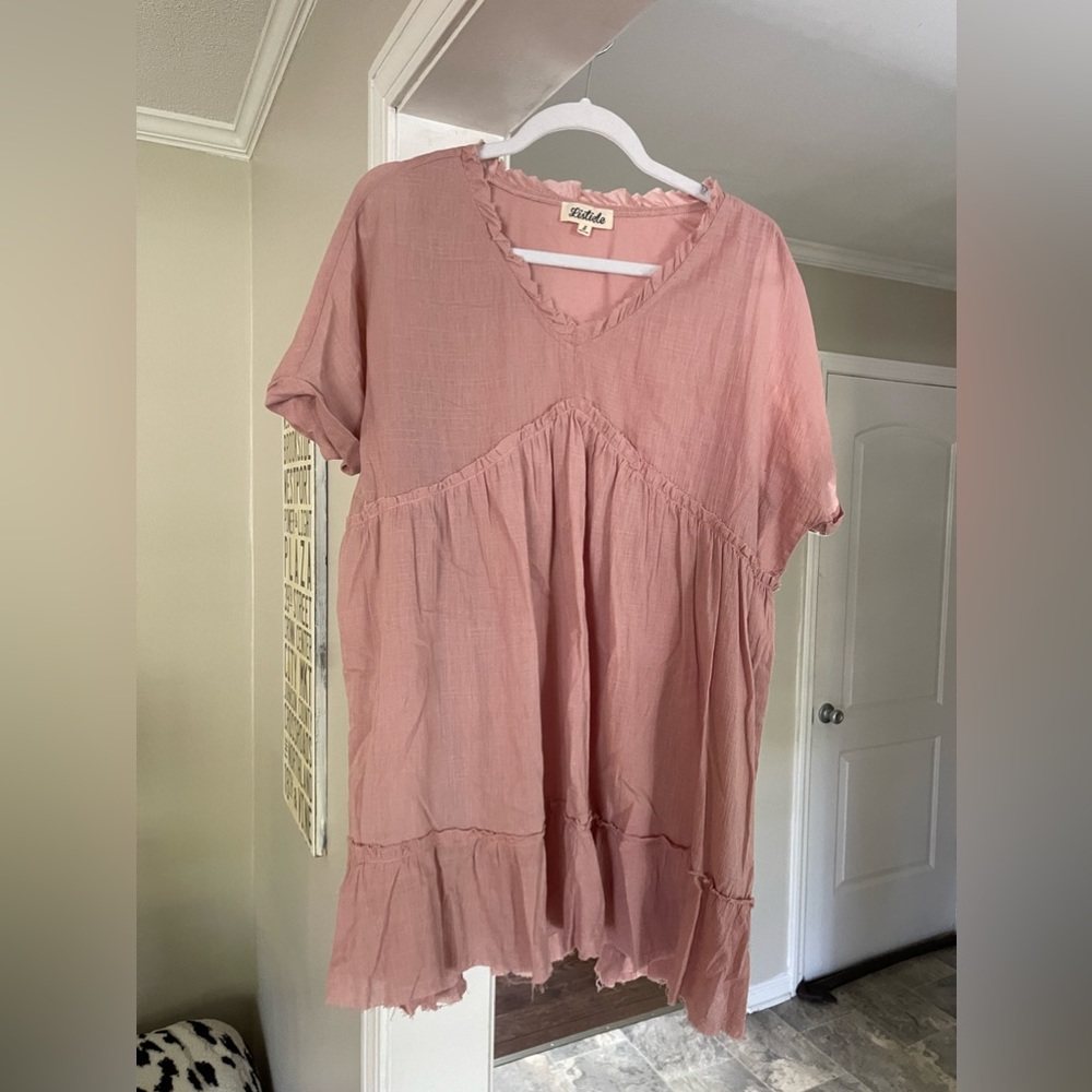 Pink dress from local boutique!
